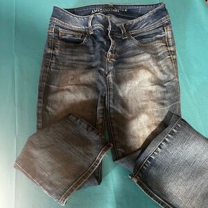 American Eagle Outfitters Faded Blue Bootcut Jeans